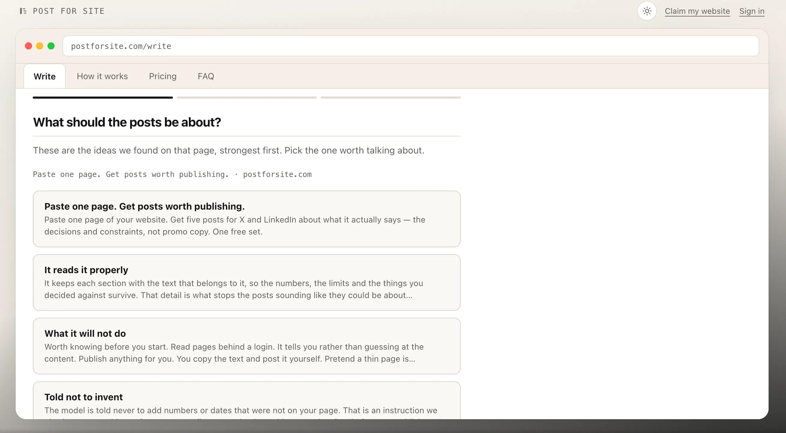 Post for Site gallery image