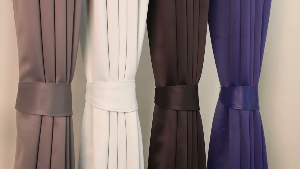Navy Blackout Eyelet Curtains gallery image