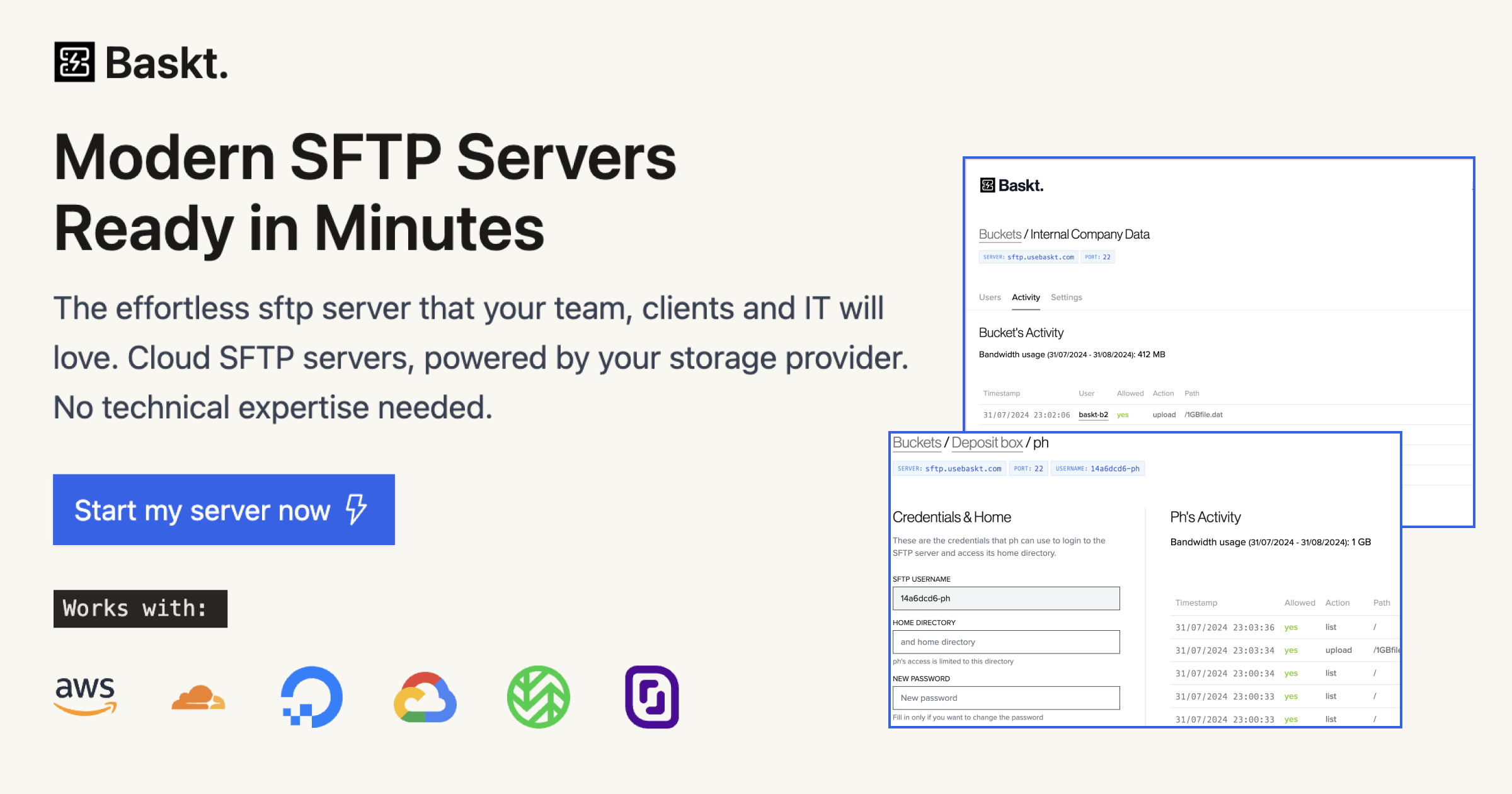 Bankt - Servidores SFTP de nube para cubos S3 media 1