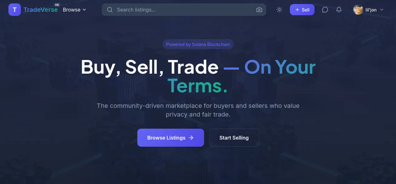 TradeVerse - P2P Marketplace gallery image