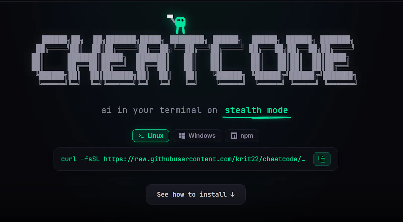 CheatCode screenshot 2