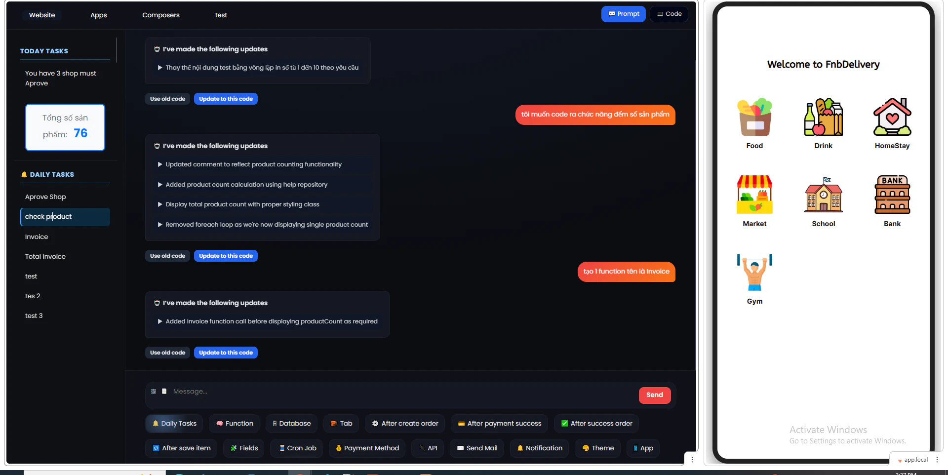 AI under your system control