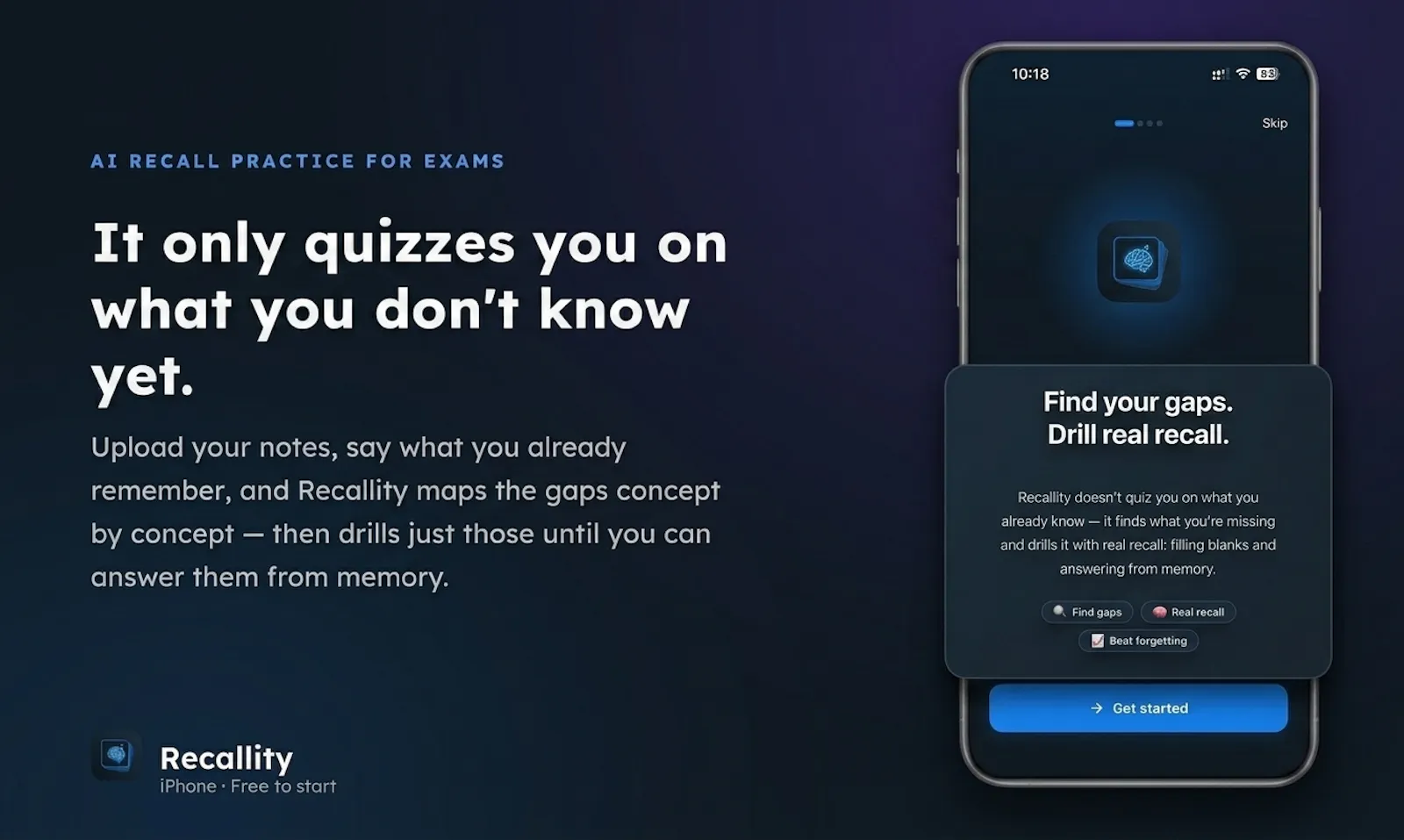 Recallity screenshot 1
