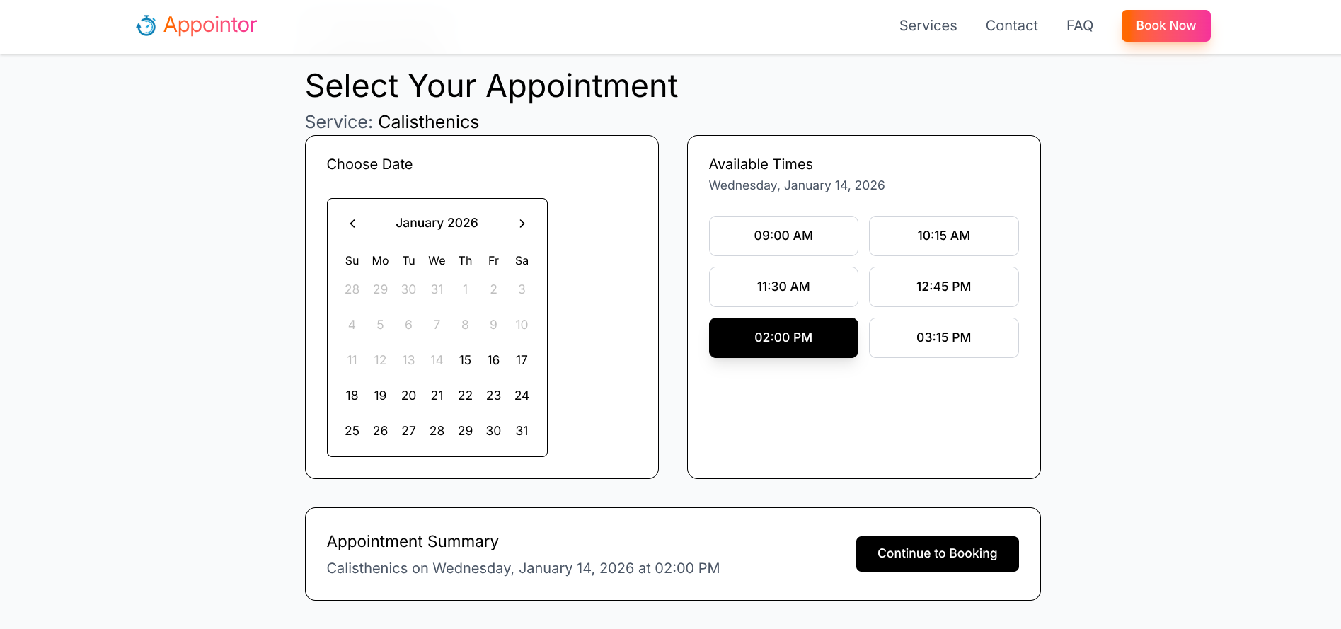 Appointor gallery image