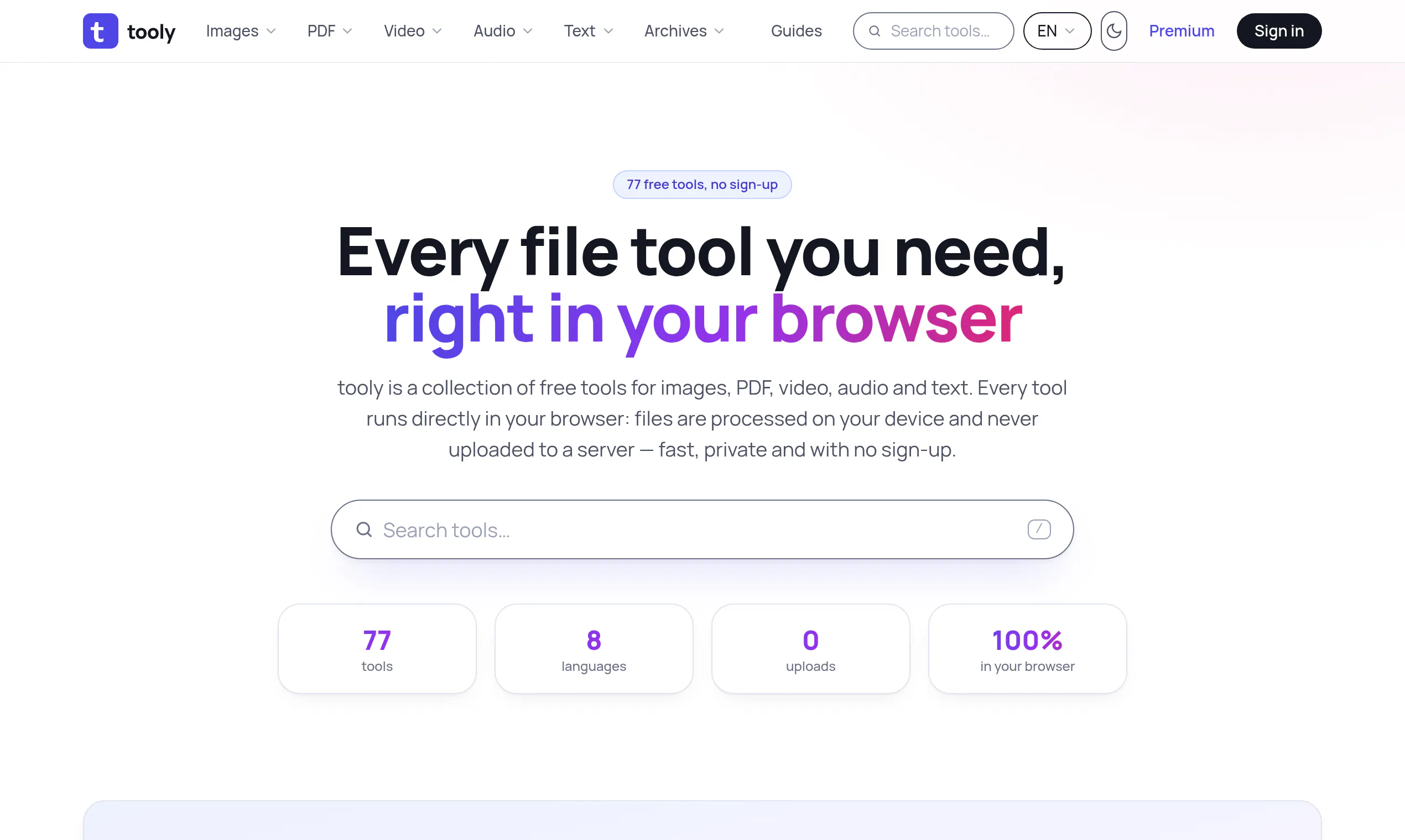 Free online tools gallery image
