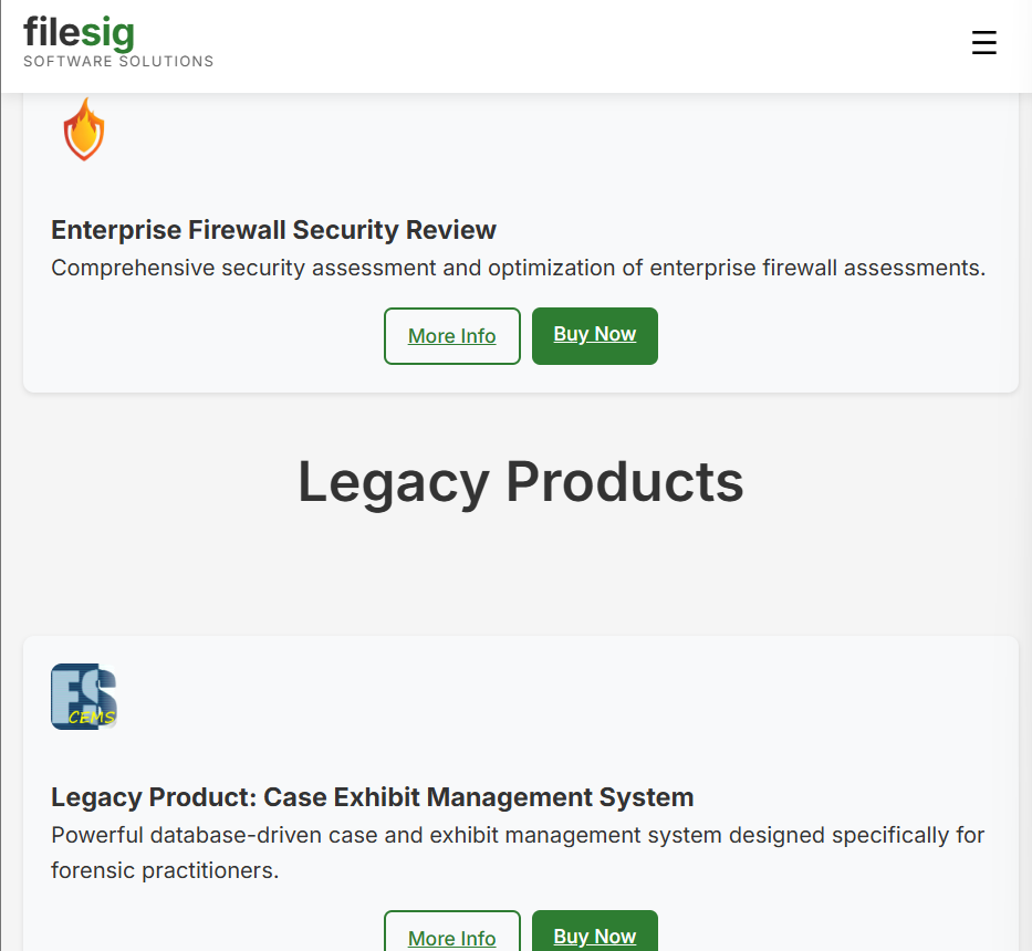 Filesig - Soluzioni software di sicurezza informatica media 3