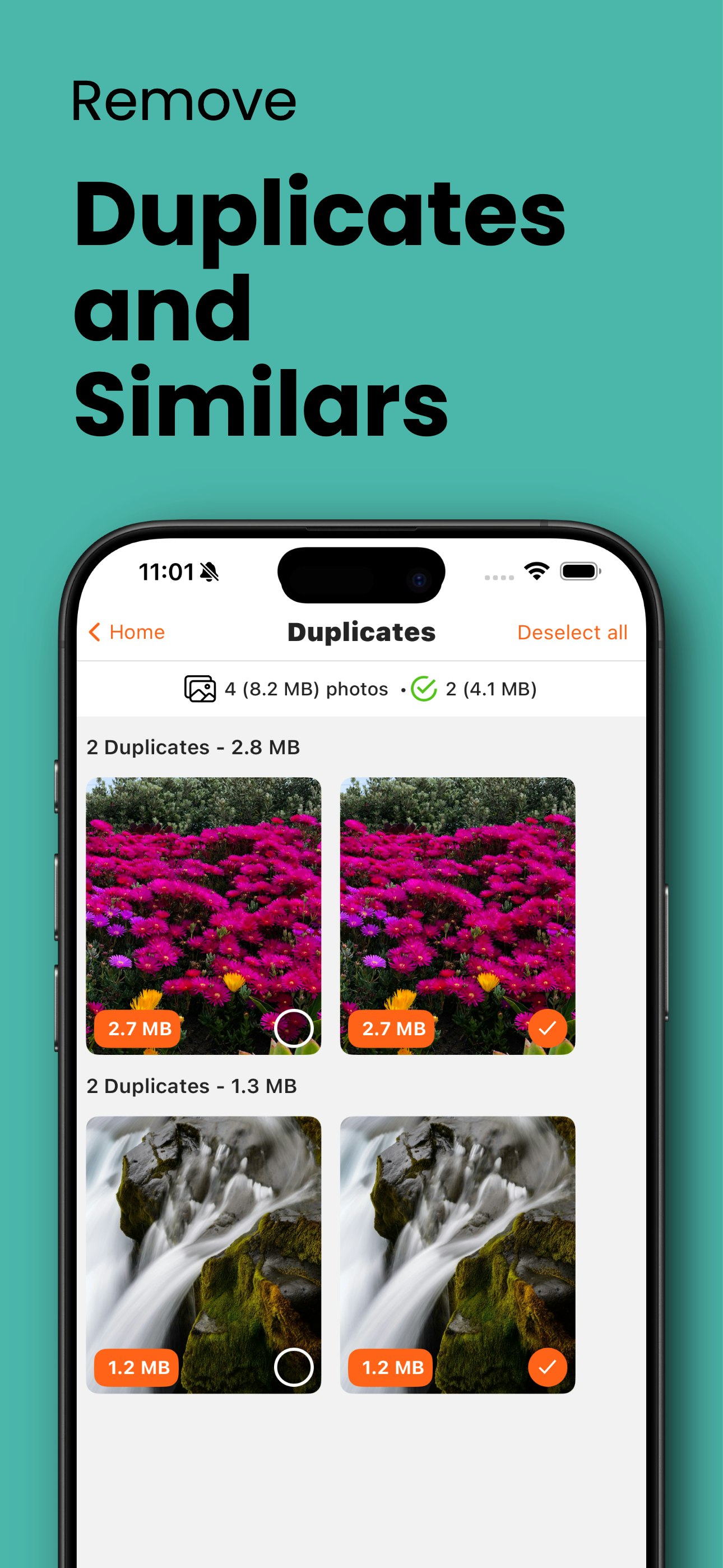 Média Nettoyer de photobase - Nettoyeur de photos alimenté par AI - Bibliothèque de désencombrement en quelques minutes 6