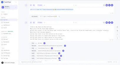 Text2Test | 0 β Test Suite in Minutes gallery image