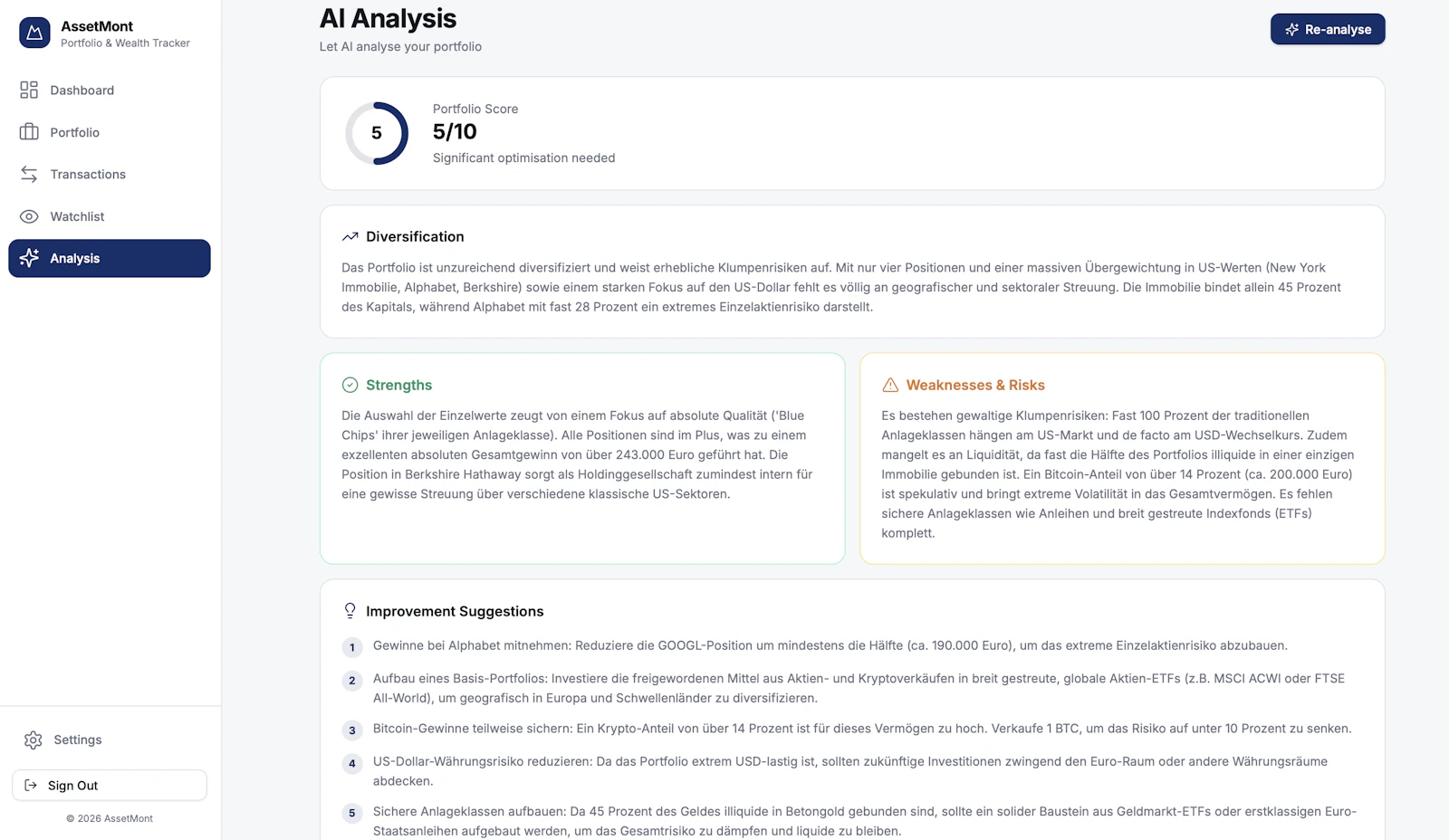AssetMont — Portfolio & Wealth Tracker screenshot 3