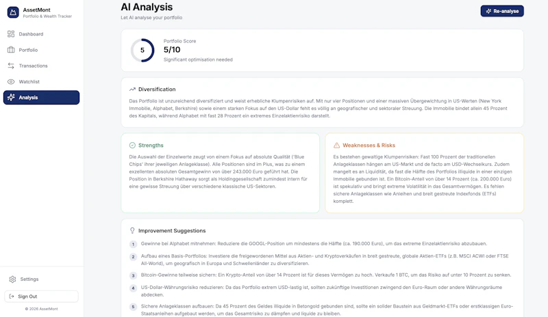 AssetMont — Portfolio & Wealth Tracker screenshot 3