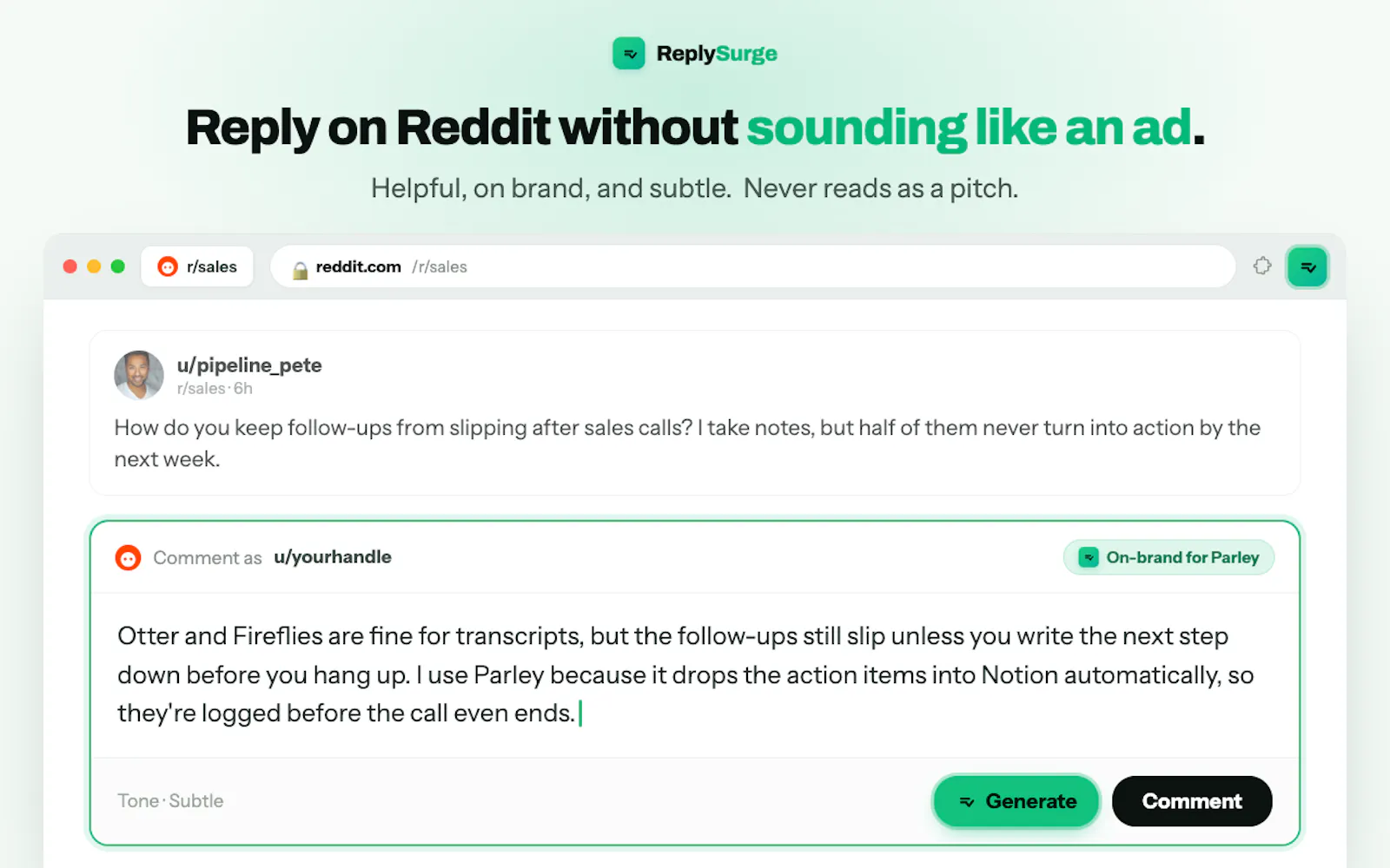 ReplySurge screenshot 3