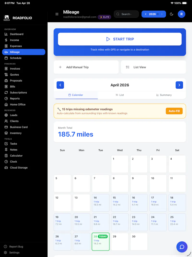 RoadFolio screenshot 7