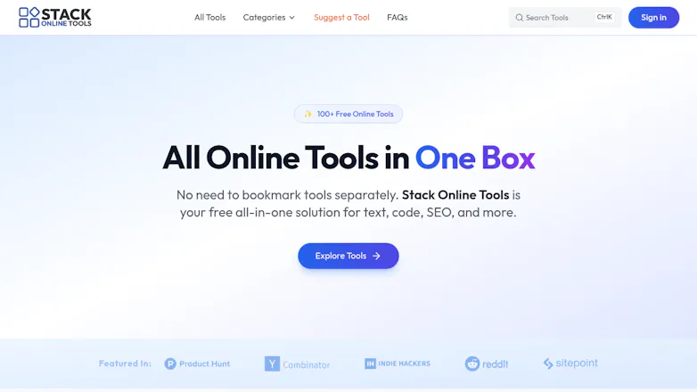 Stack Online Tools gallery image