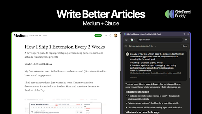 SidePanel Buddy产品图