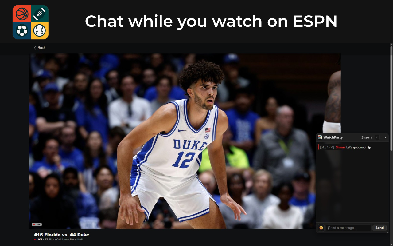 WatchParty - Screenshot 3 showing product features and functionality