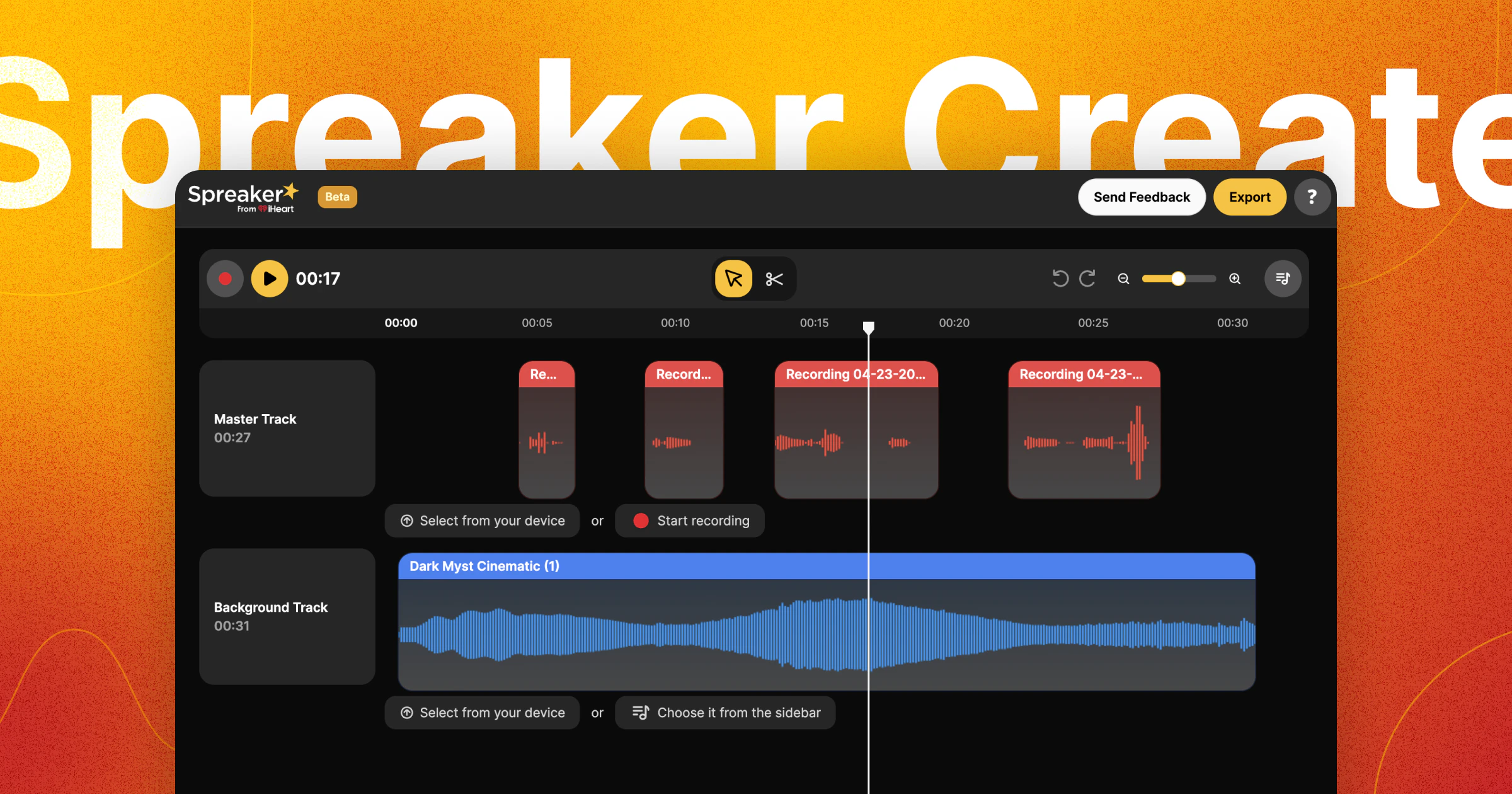 Spreaker Create | Free Podcast Editor 대표 미리보기