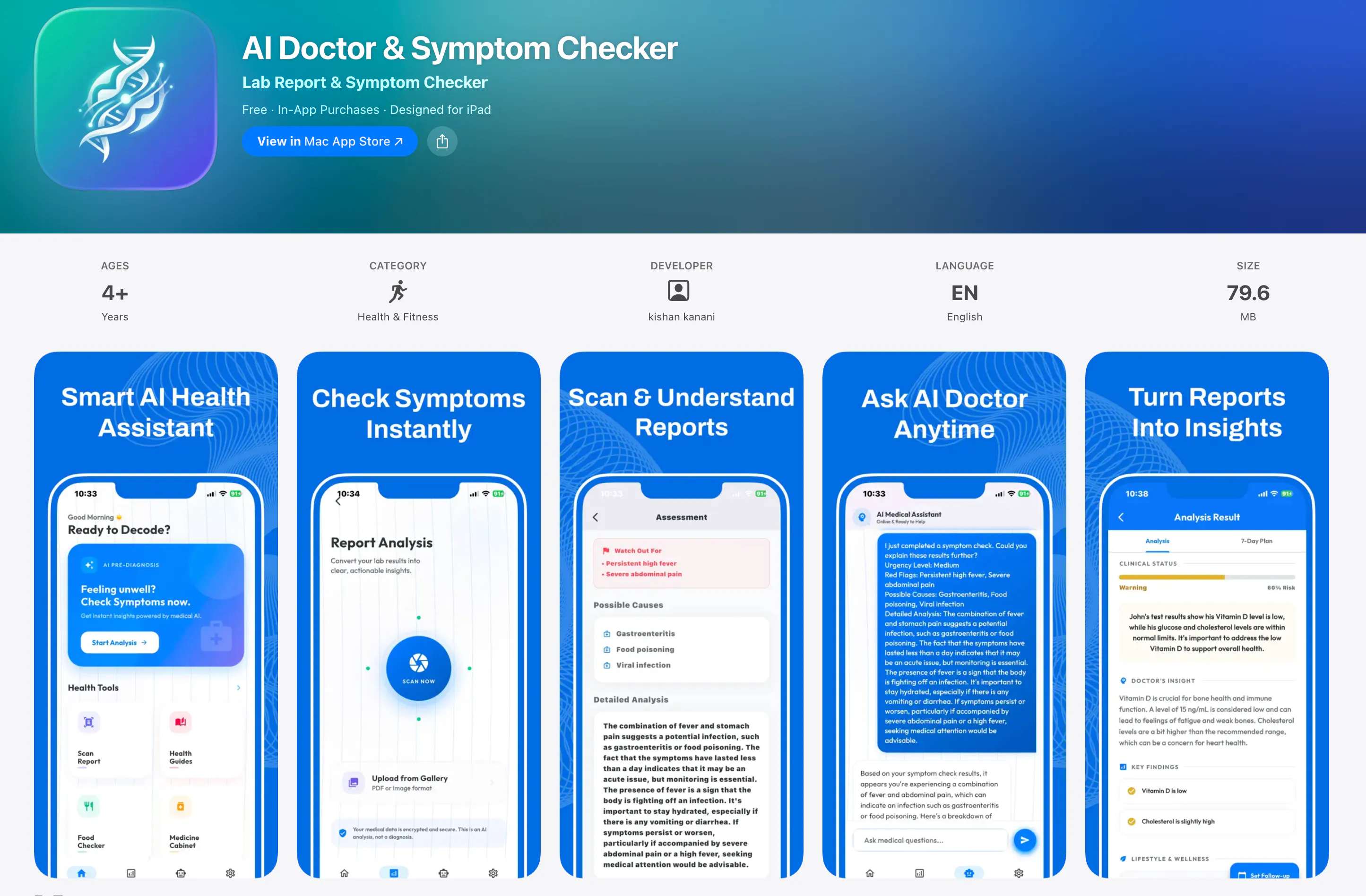 AI Doctor Instant AI Symptom Checker product banner