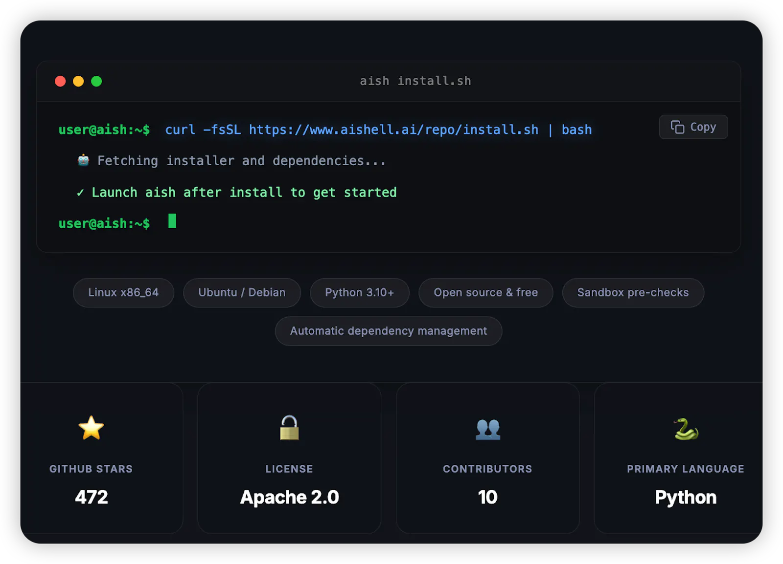 AISH screenshot 2