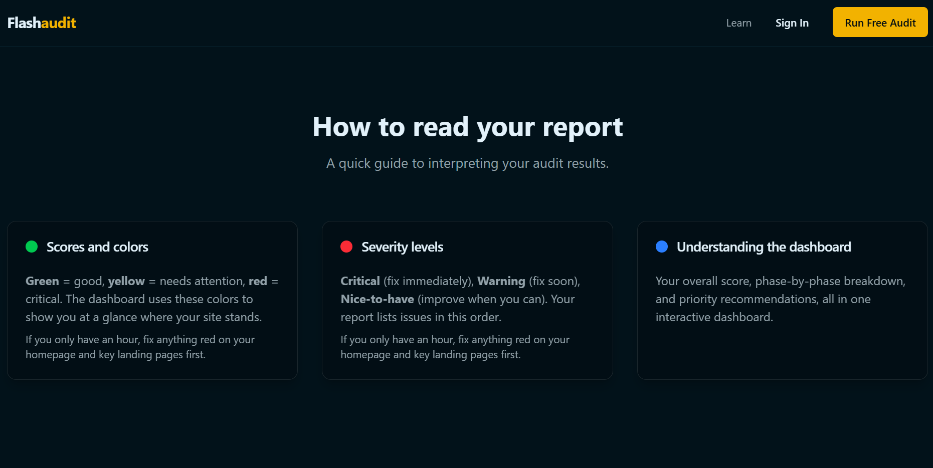 FlashAudit gallery image