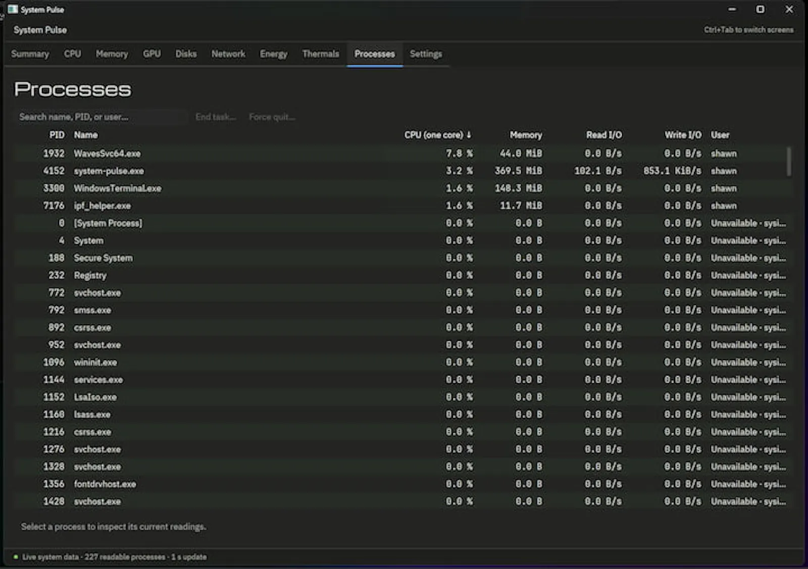 System Pulse screenshot 5