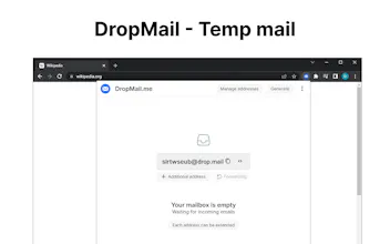 DropMail (Temporary email) for Chrome gallery image