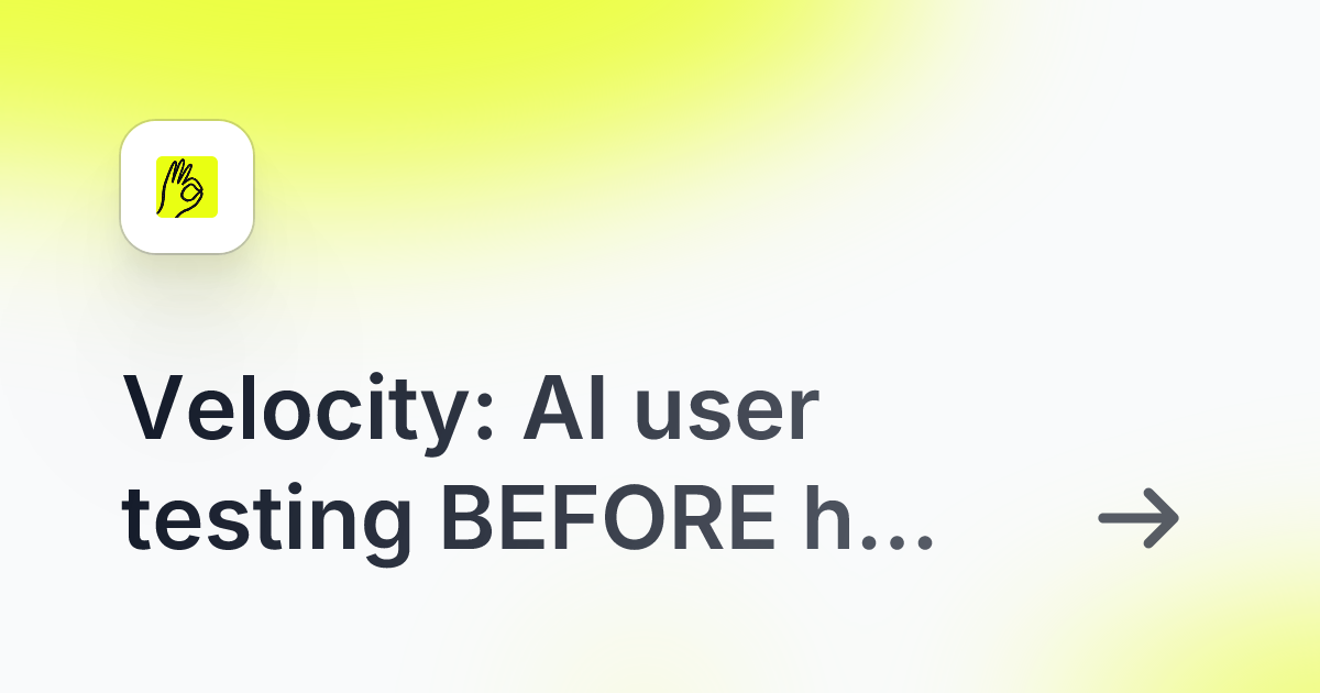 Velocity gallery image