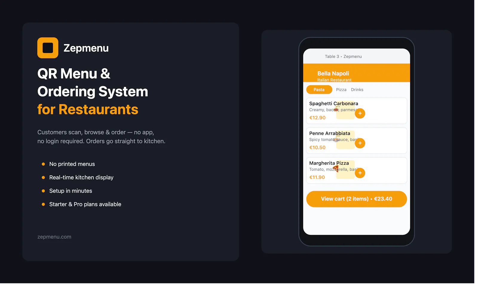 Zepmenu screenshot 1