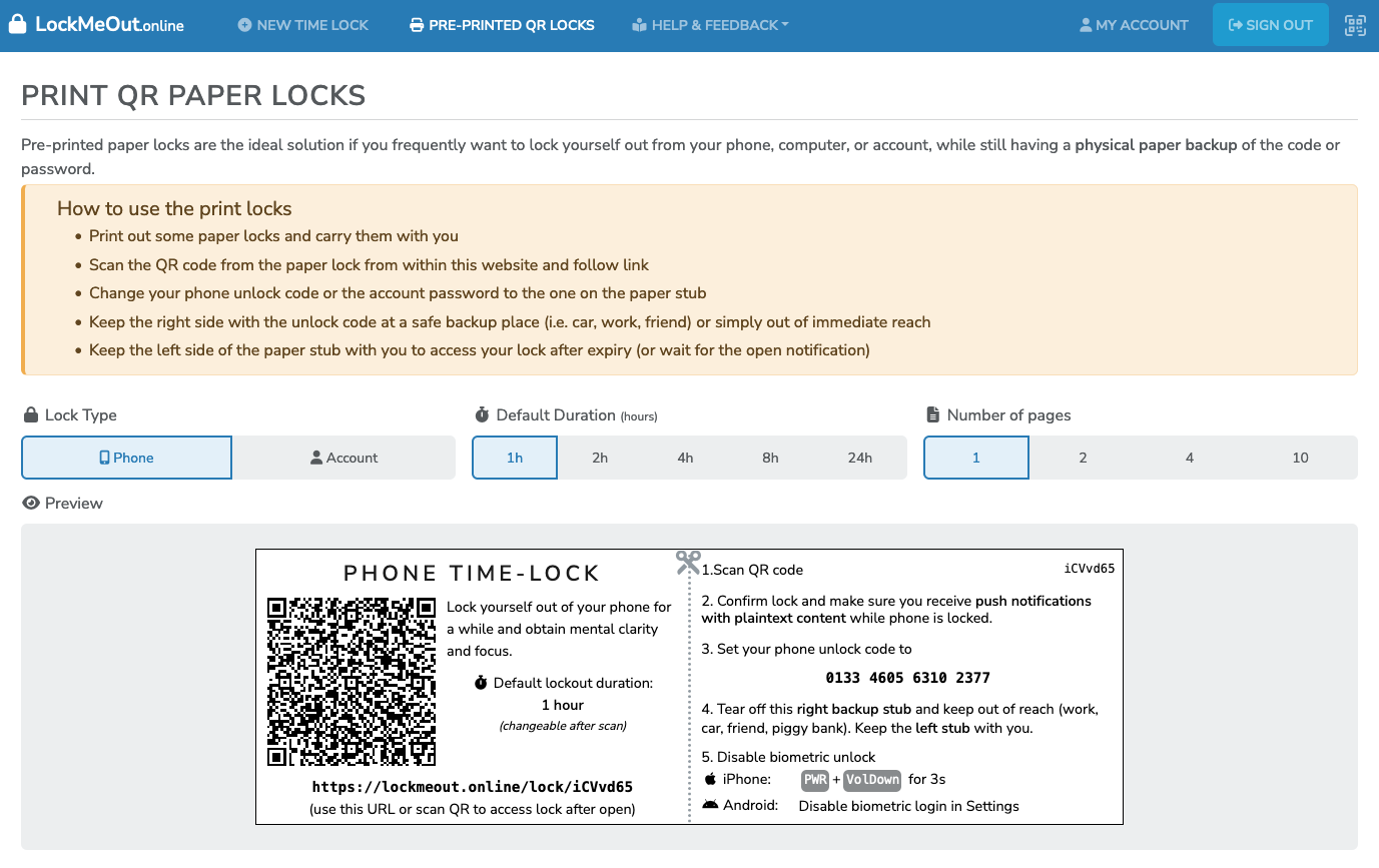 lockmeout.online - 携帯電話やアカウントから一時的に自分をロックアウトしますメディア2