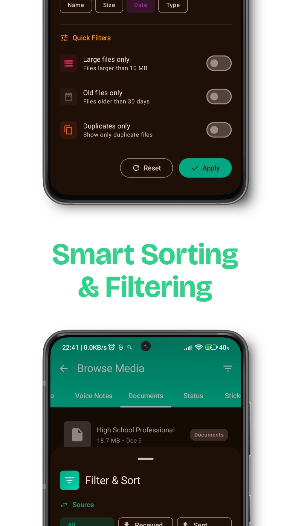 Chat Media Cleaner  - Screenshot 2 showing product features and functionality