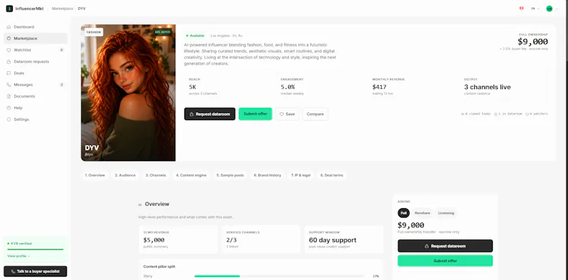 InfluencerMkt screenshot 2