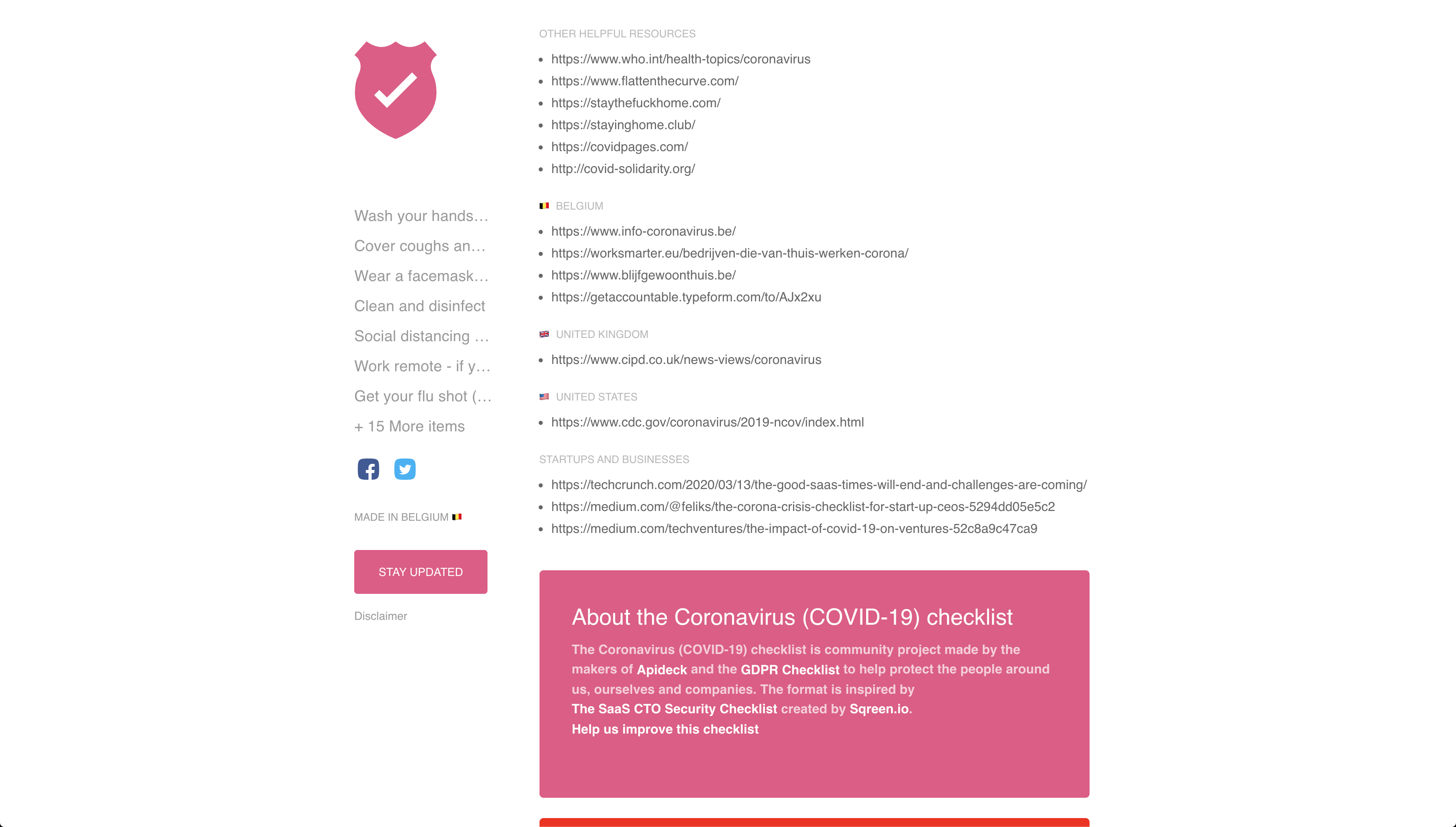 Coronavirus checklist gallery image