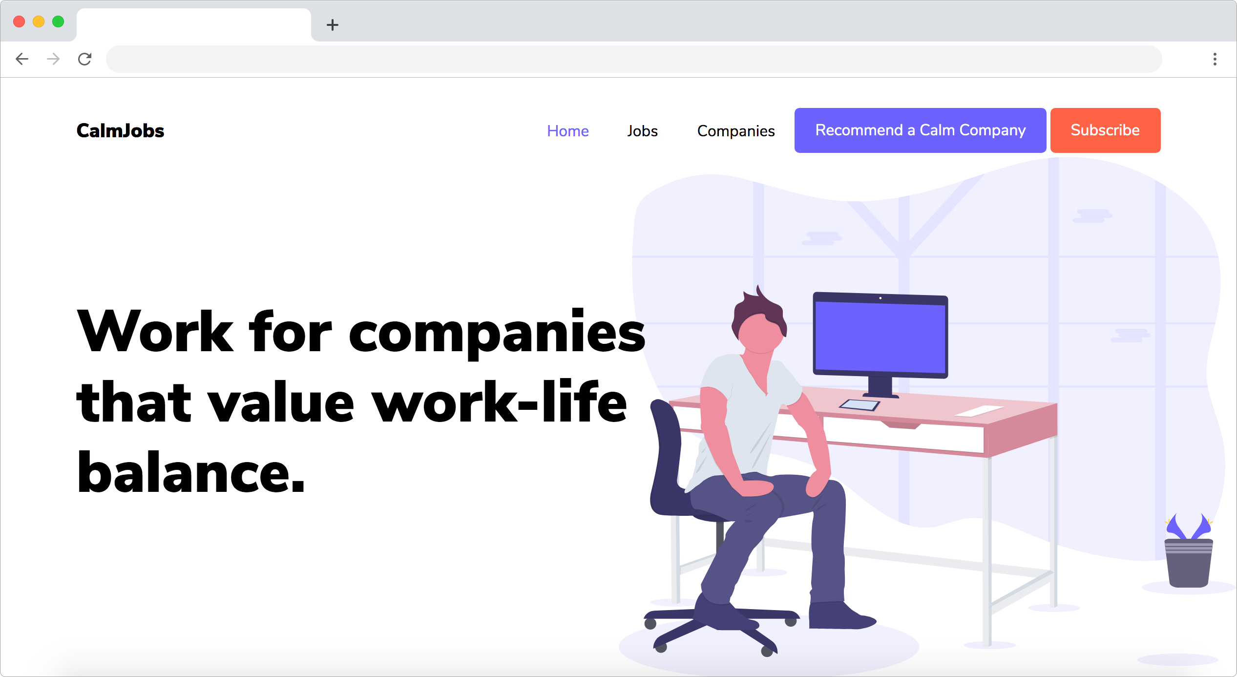 CalmJobs Image