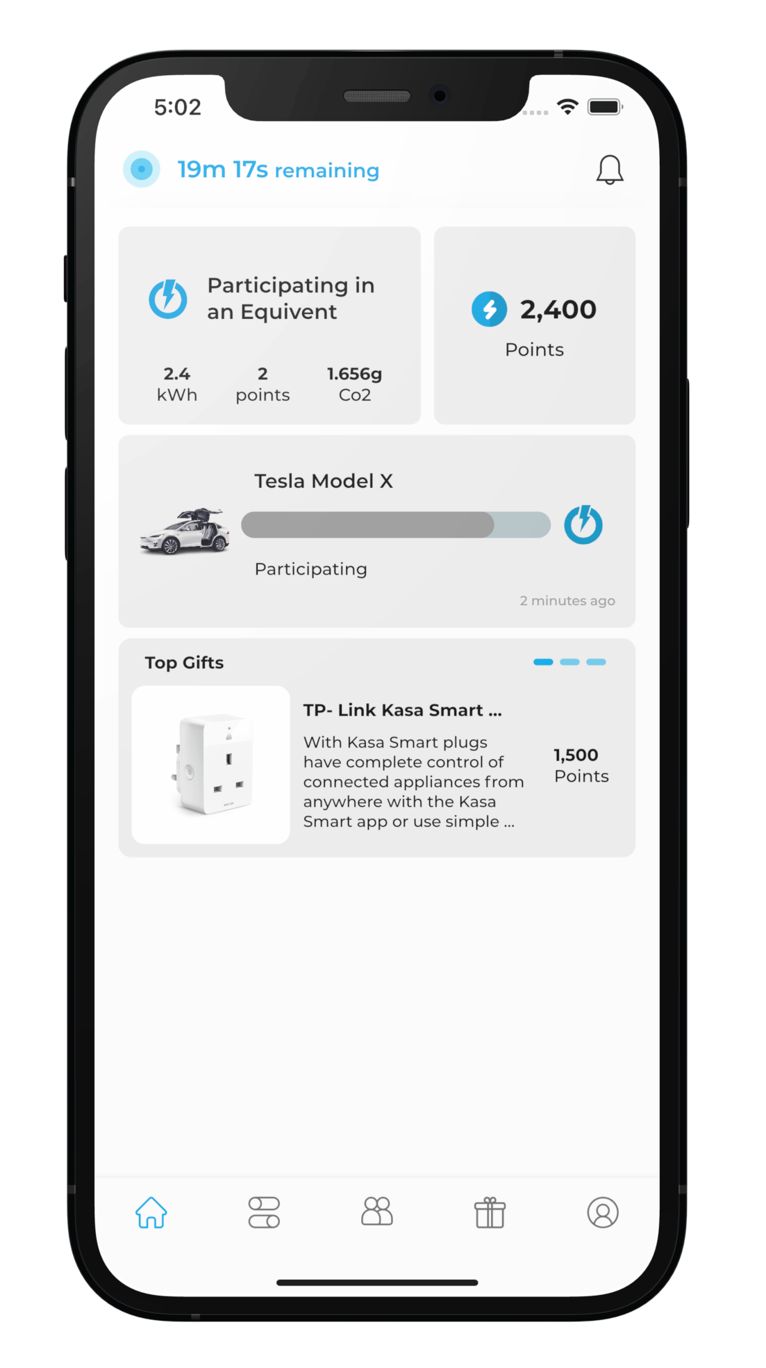 equiwatt EV smart charging app gallery image