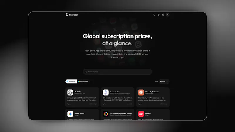 PriceRadar screenshot 3
