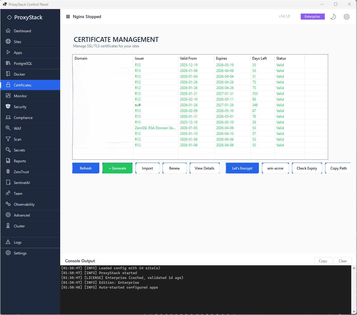 ProxyStack + SentinelAI gallery image