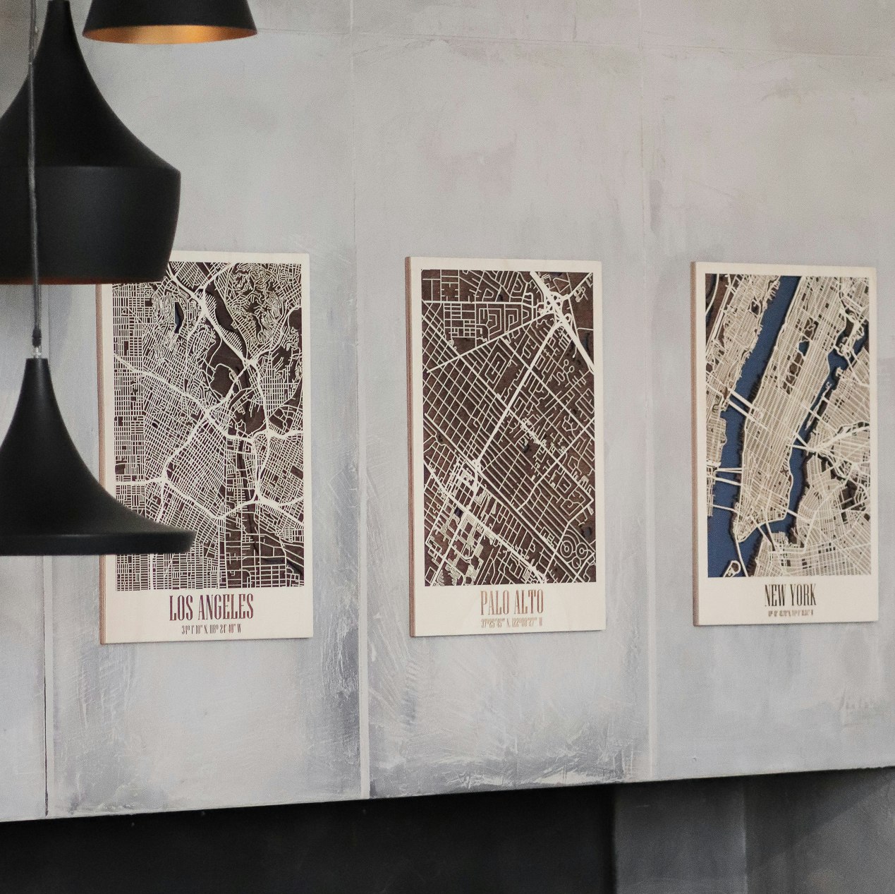 3D Wooden City Map to Create a Lasting Memory gallery image