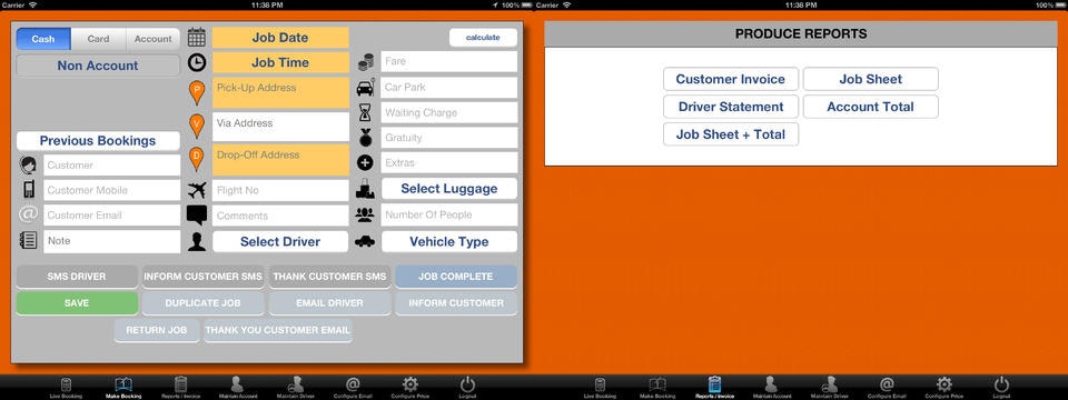 TBMS Taxi and Chauffeurs Dispatch System gallery image