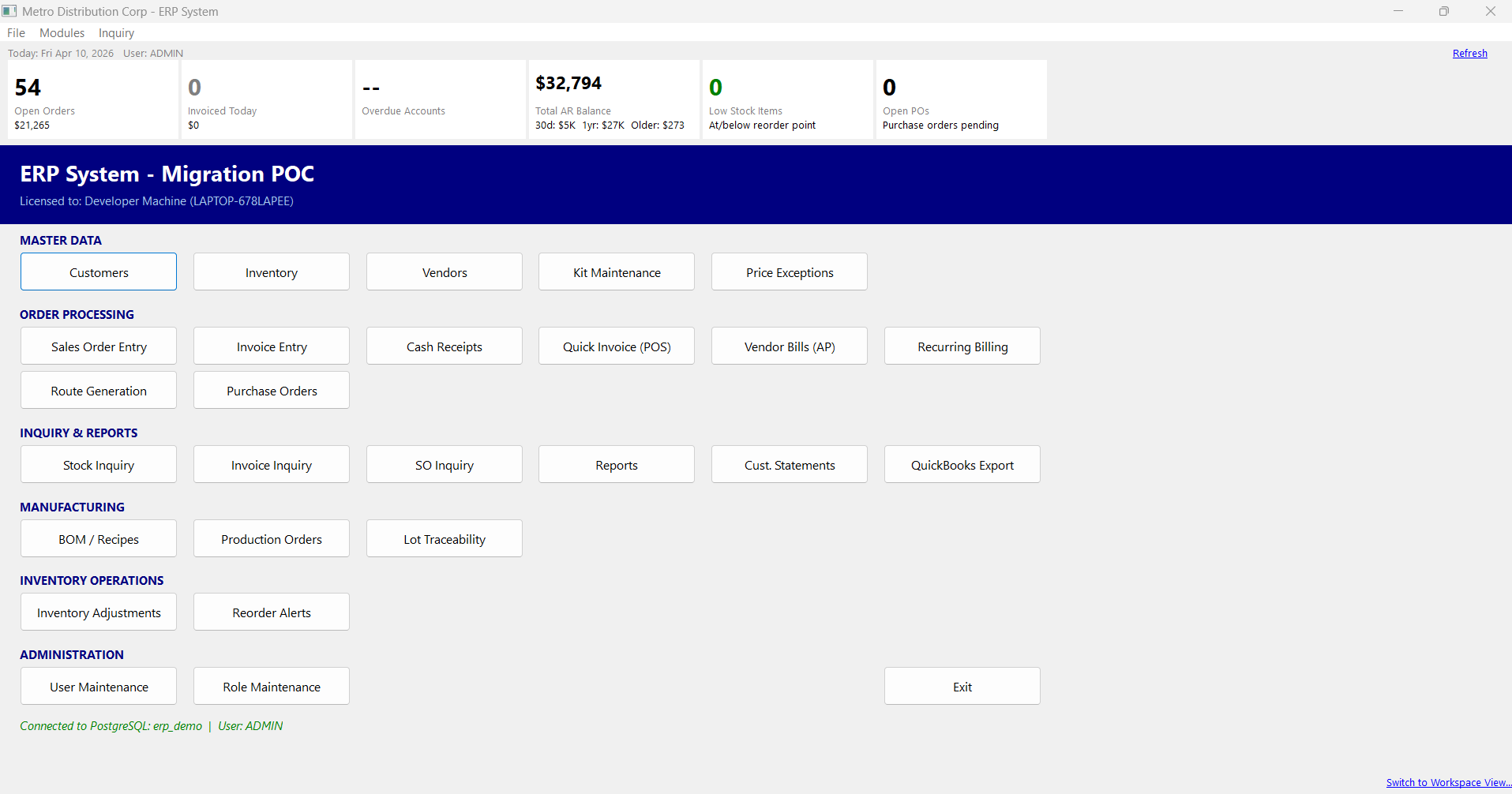 Ask the Ledger - ERP for Distributors