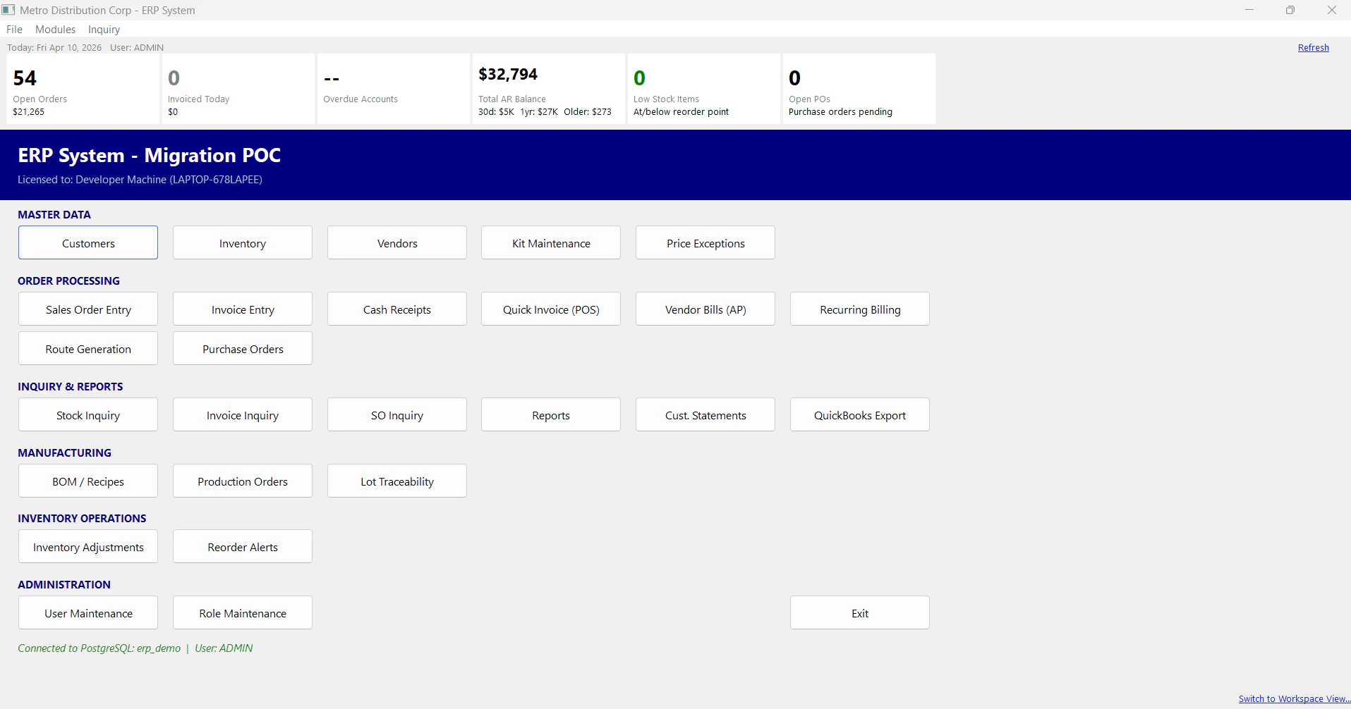 Ask the Ledger - ERP for Distributors logo