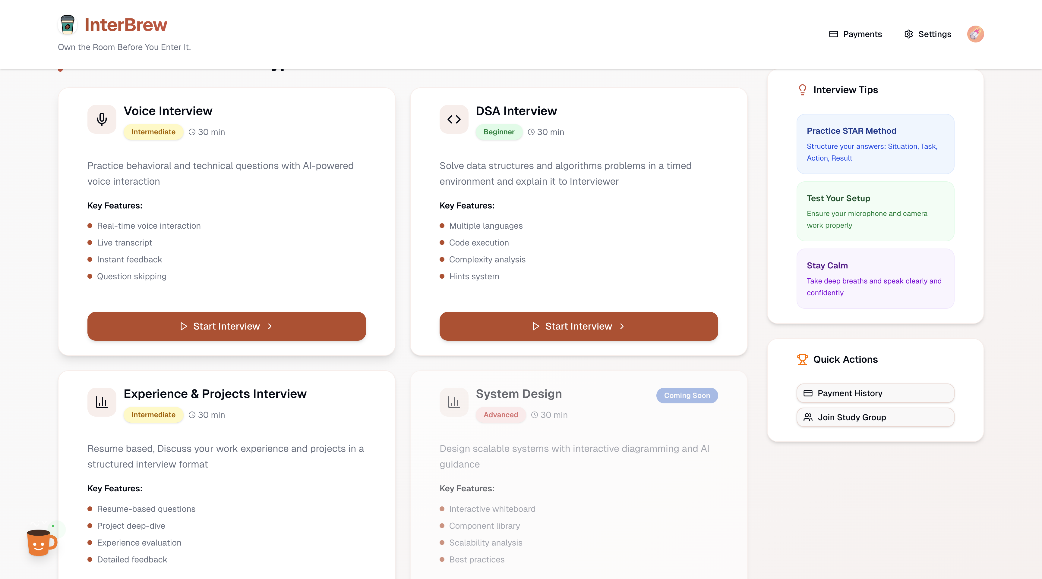 InterBrew - Screenshot 2 showing product features and functionality