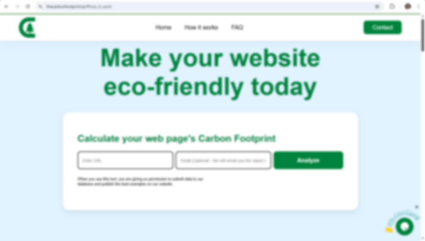 Website Carbon Footprint Calculator - Controleer de koolstofimpact van uw website met realtime inzichten media 1