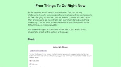 Free Things To Do Right Now gallery image