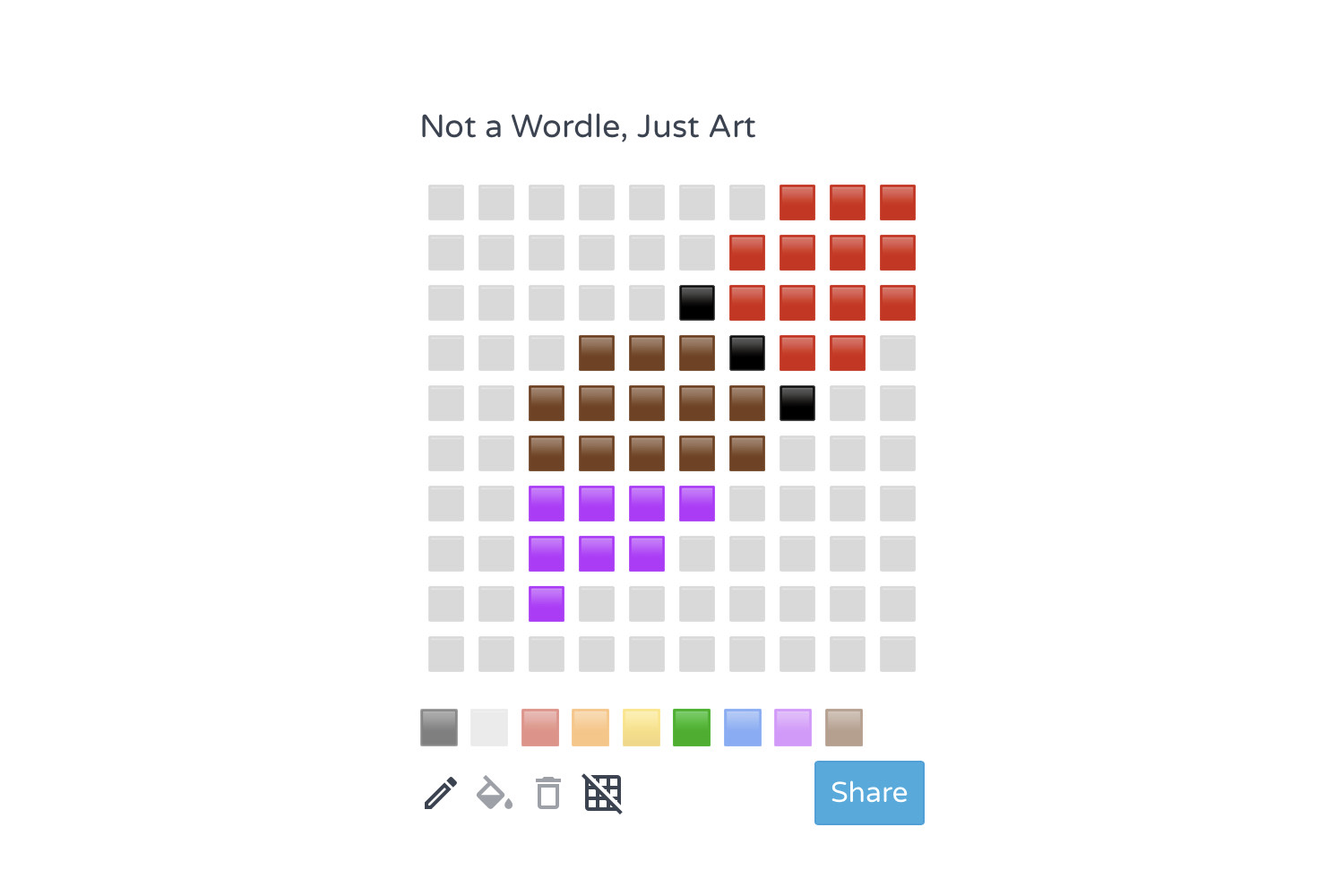 Not a Wordle, Just Art gallery image