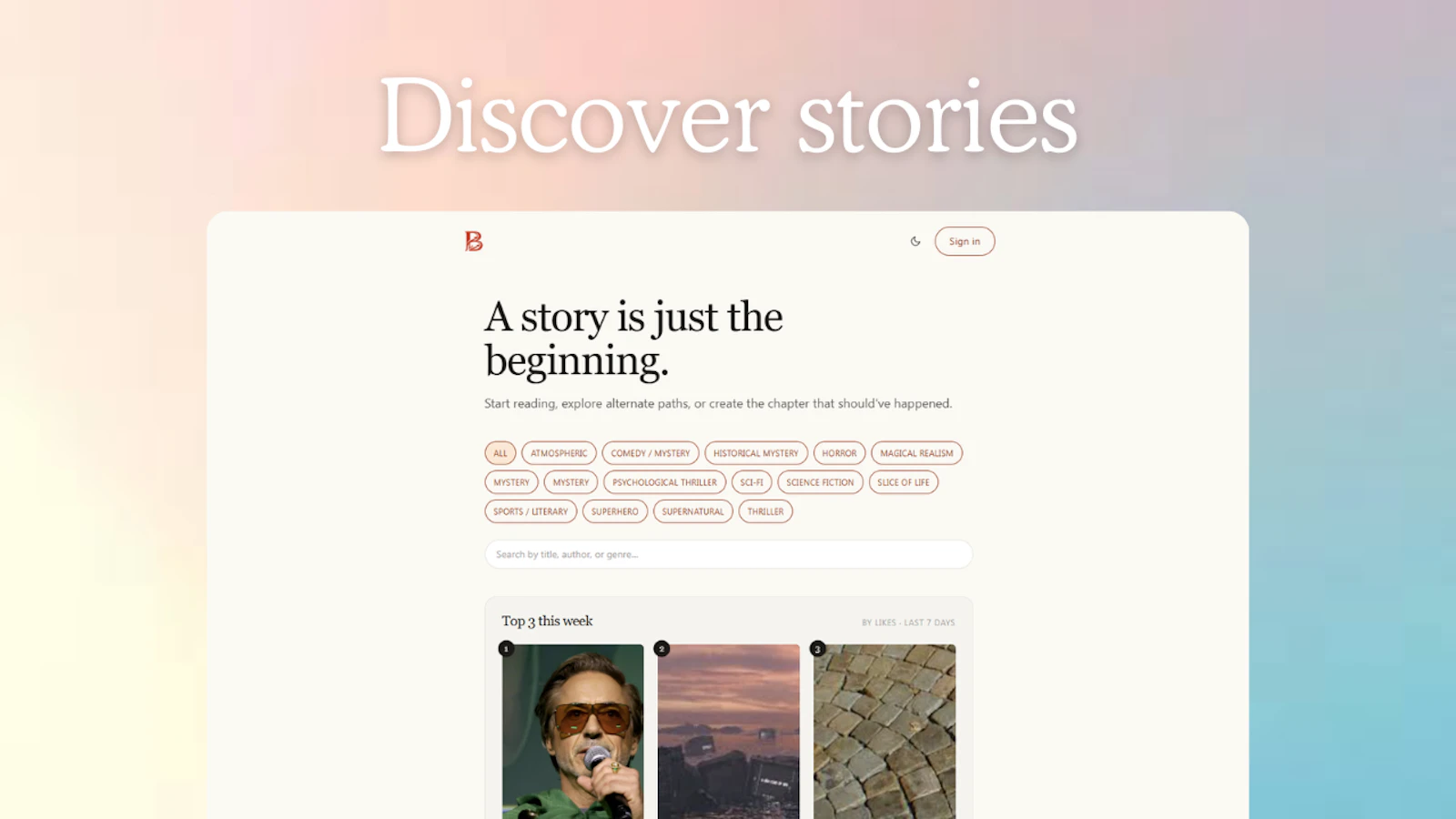 Branched screenshot 1