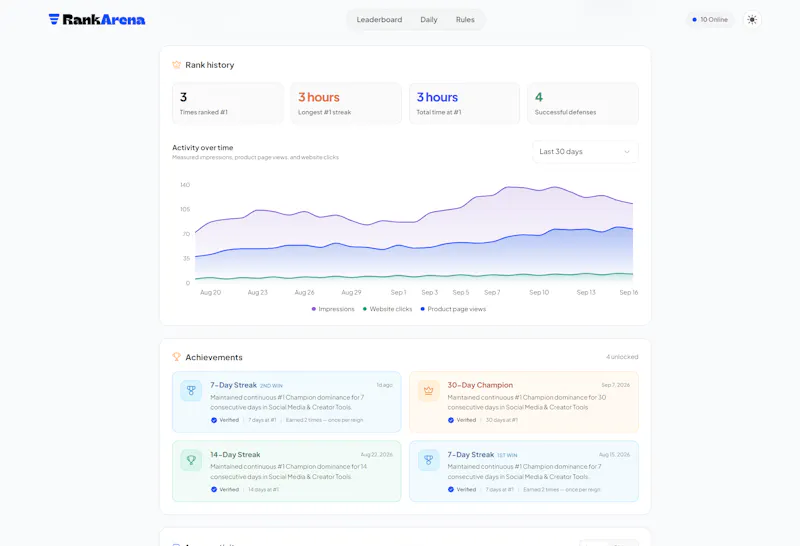 RankArena screenshot 3