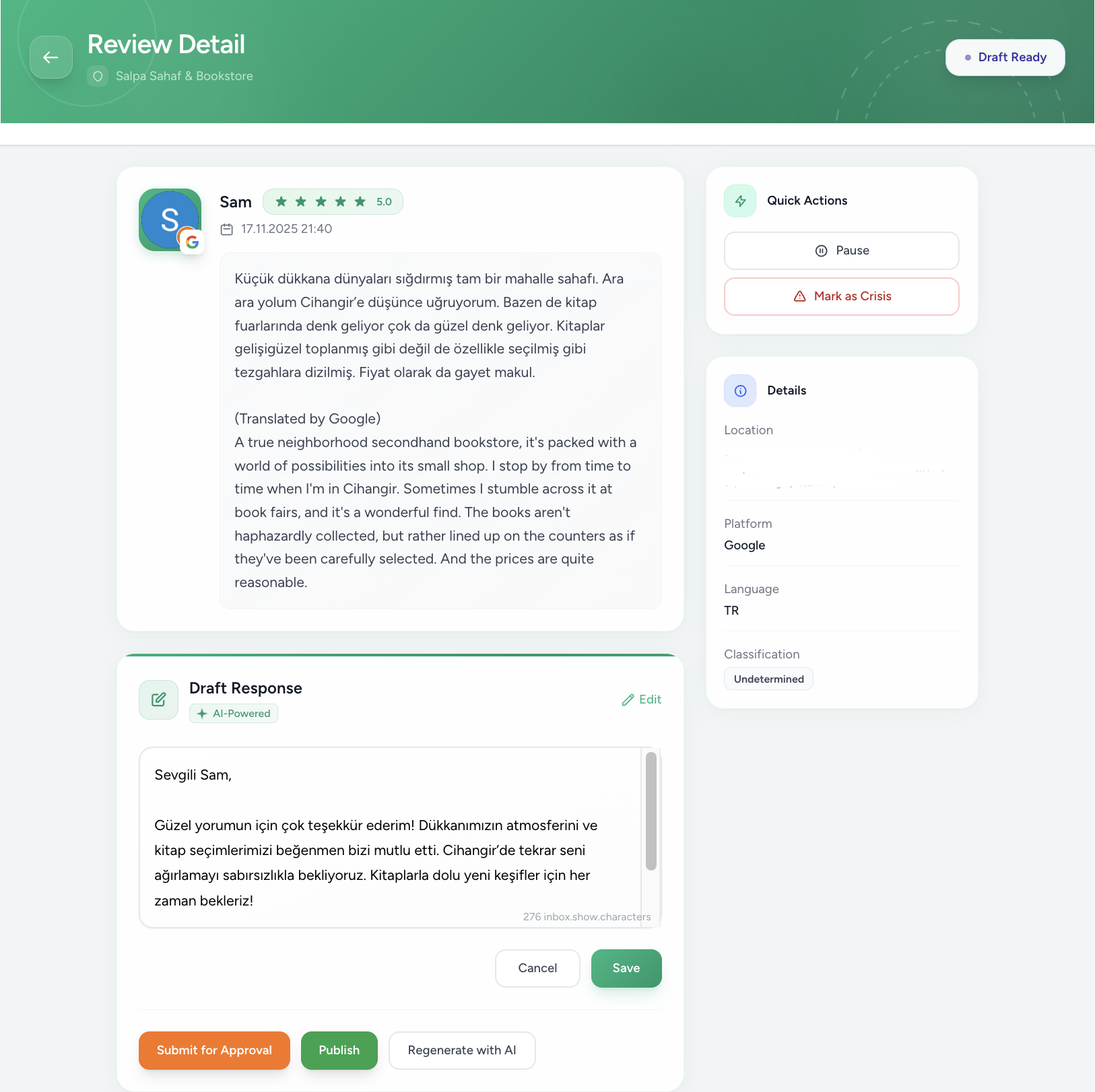 ReplyBird AI - Screenshot 5 showing product features and functionality