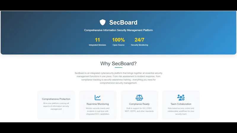 SecBoard screenshot 1 (video preview)