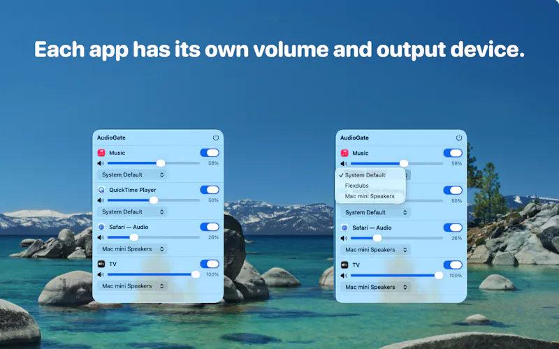 AudioGate screenshot 1