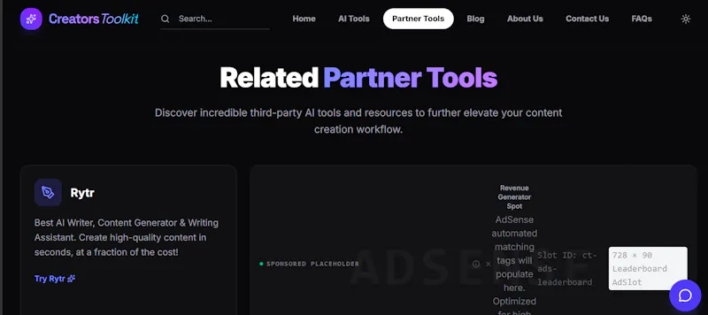 CreatorsToolkit screenshot 2