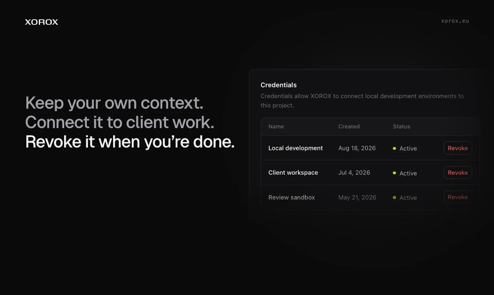XOROX screenshot 3